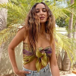 12th tribe paisley silk scarf